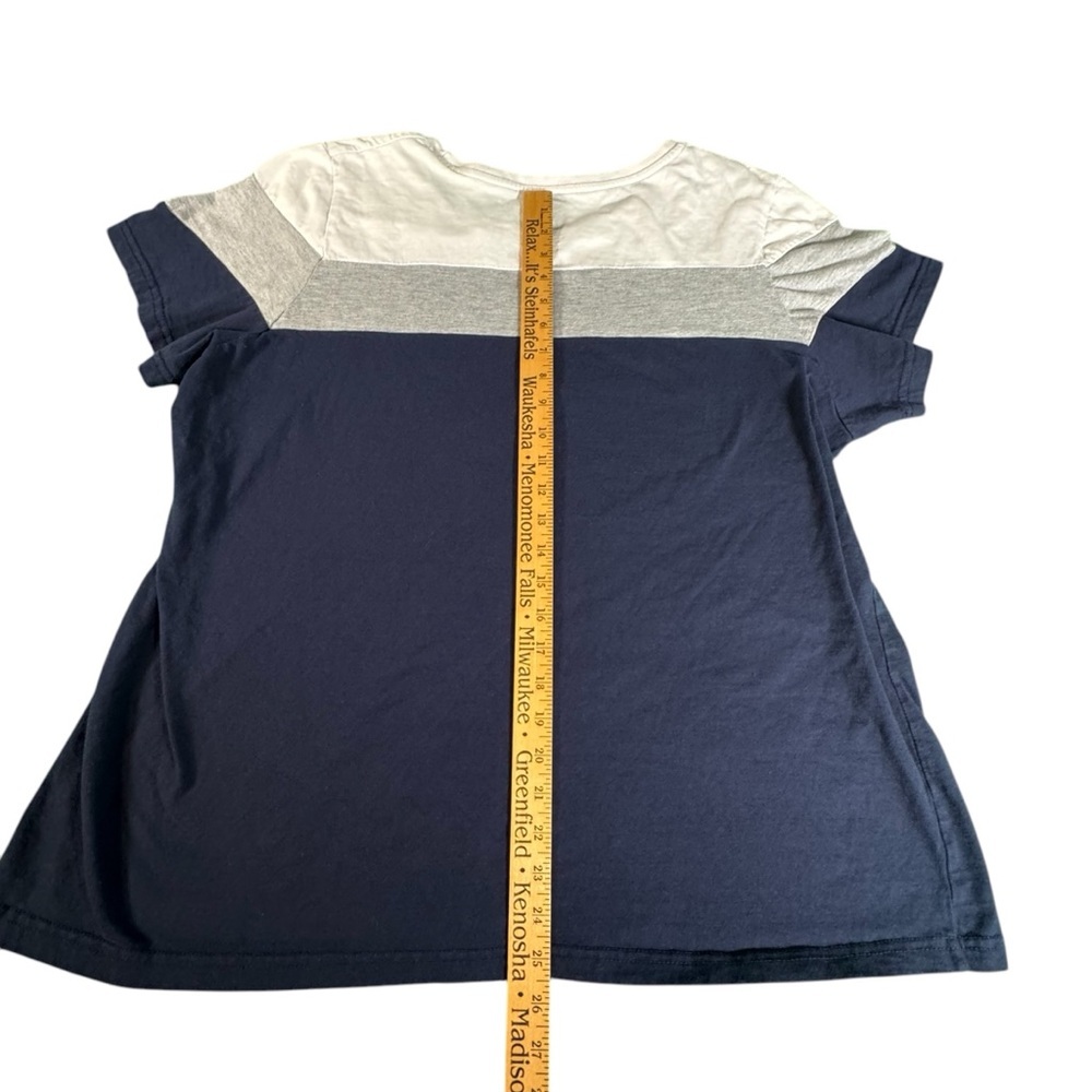 Milwaukee Brewers MLB Women's Size 2X Colorblock Short Sleeve T Shirt Fanatics - Picture 9 of 10